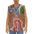 Australian Aboriginal Art Print Sleeveless Baseball Jersey