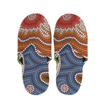 Australian Aboriginal Art Print Slippers