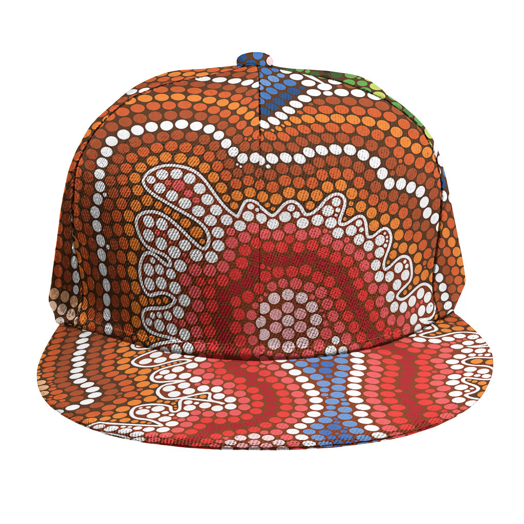 Australian Aboriginal Art Print Snapback Cap