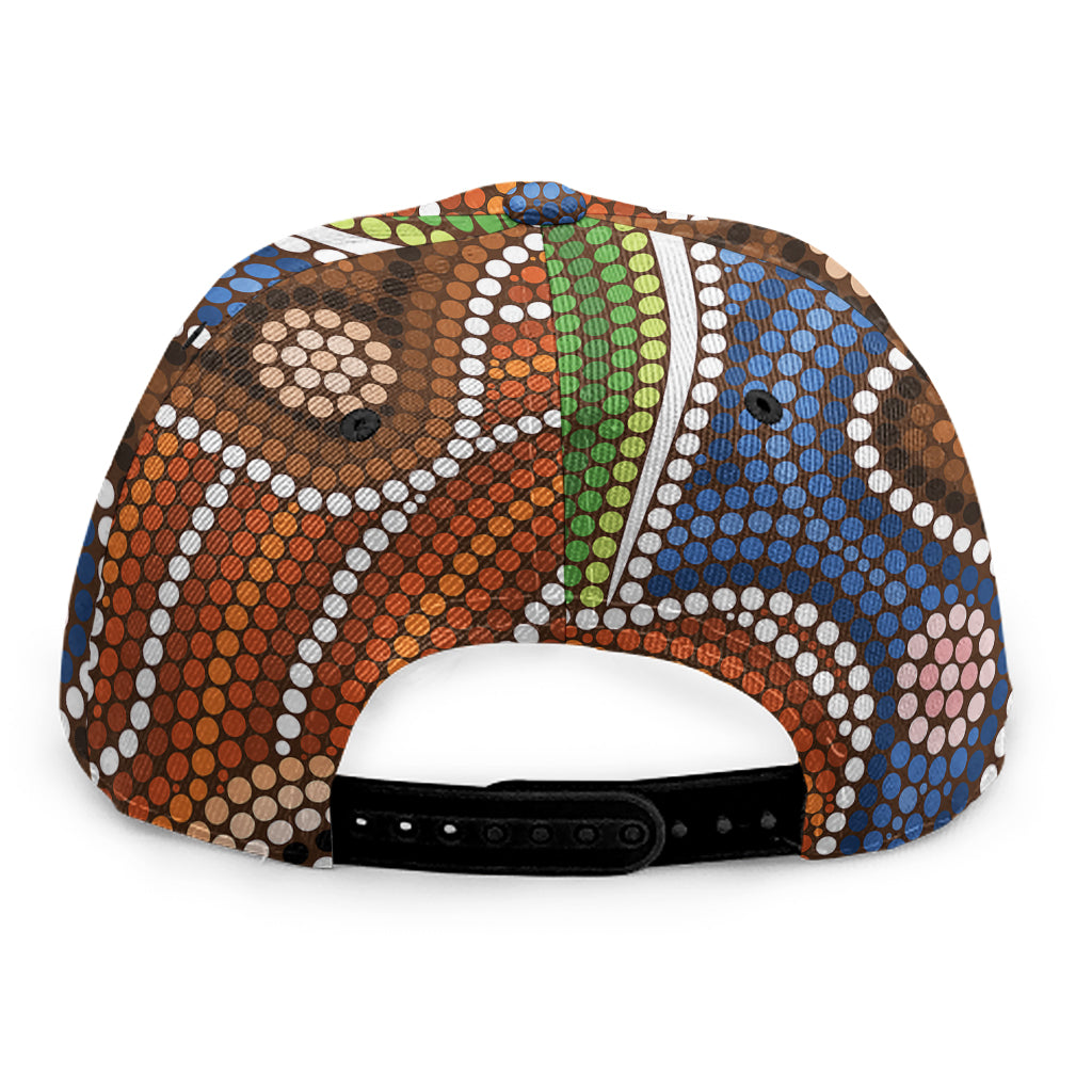 Australian Aboriginal Art Print Snapback Cap