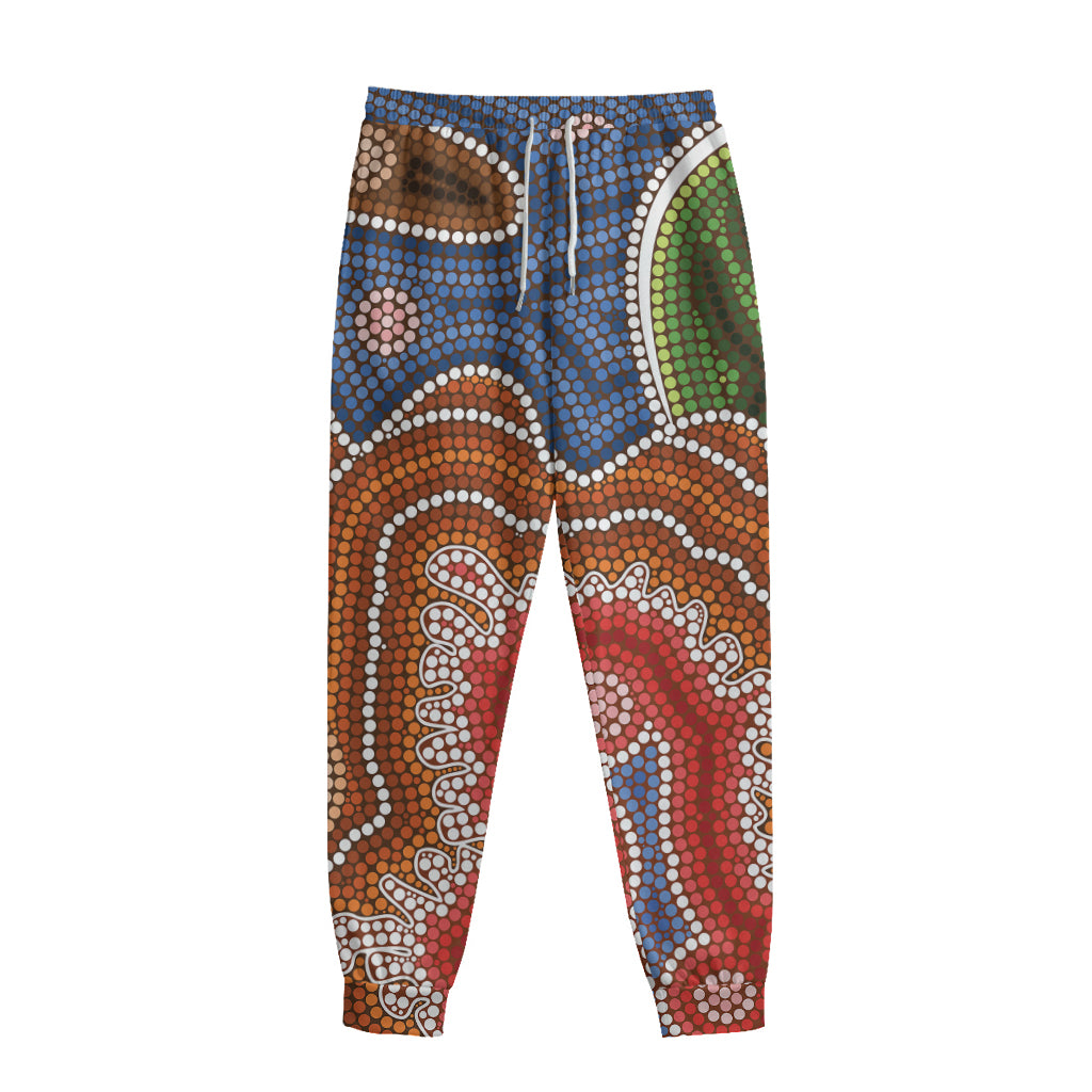 Australian Aboriginal Art Print Sweatpants