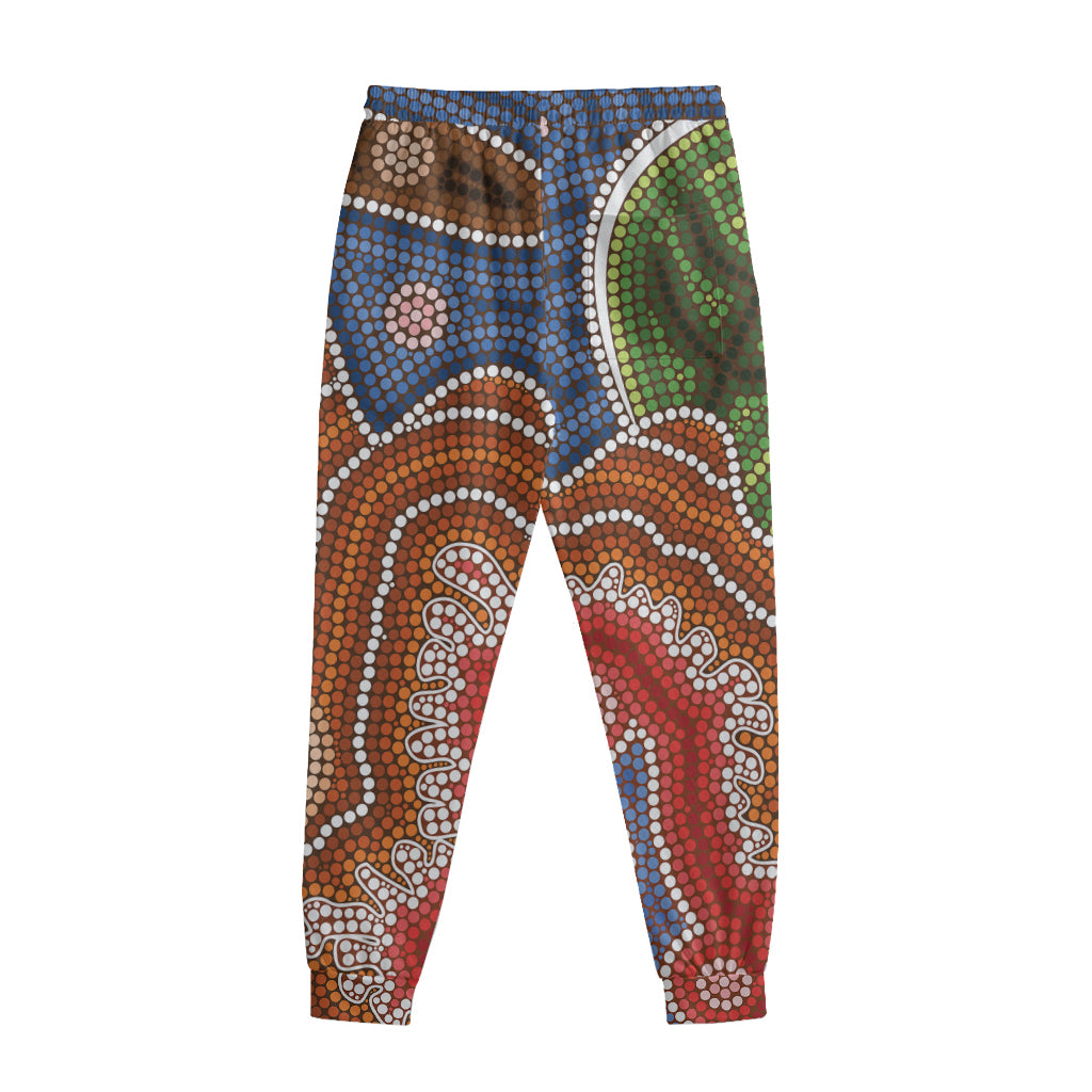 Australian Aboriginal Art Print Sweatpants