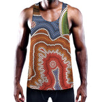 Australian Aboriginal Art Print Training Tank Top