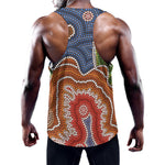 Australian Aboriginal Art Print Training Tank Top