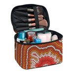 Australian Aboriginal Art Print Travel Makeup Bag