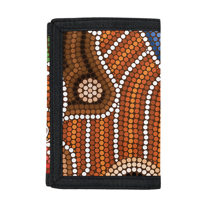 Australian Aboriginal Art Print Trifold Wallet