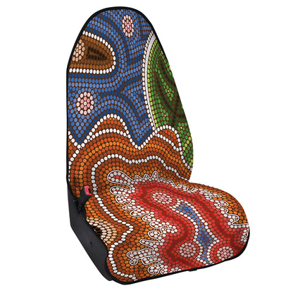Australian Aboriginal Art Print Waterproof Car Seat Cover