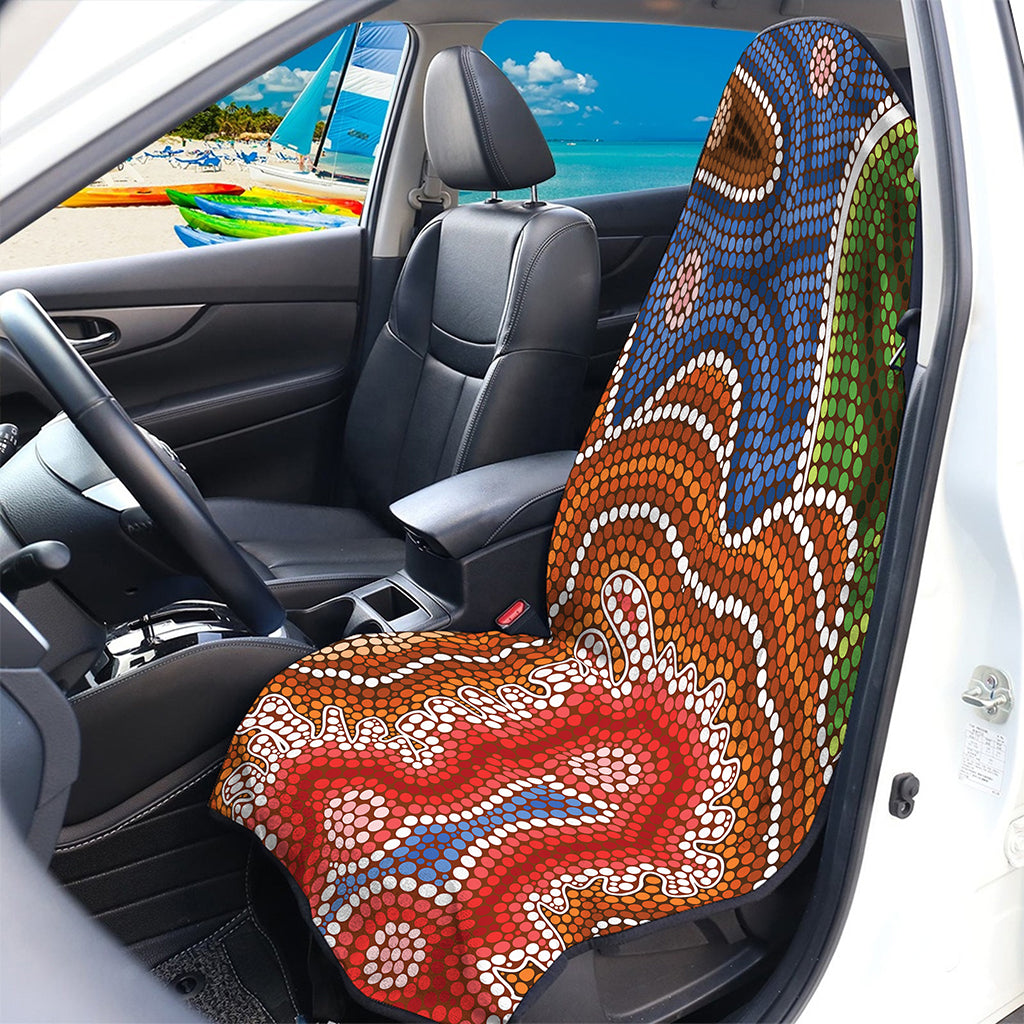 Australian Aboriginal Art Print Waterproof Car Seat Cover
