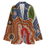 Australian Aboriginal Art Print Women's Blazer