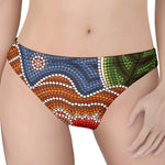 Australian Aboriginal Art Print Women's Thong