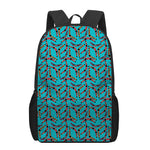 Australian Aboriginal Boomerang Print 17 Inch Backpack