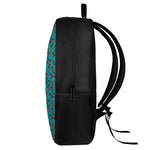 Australian Aboriginal Boomerang Print 17 Inch Backpack