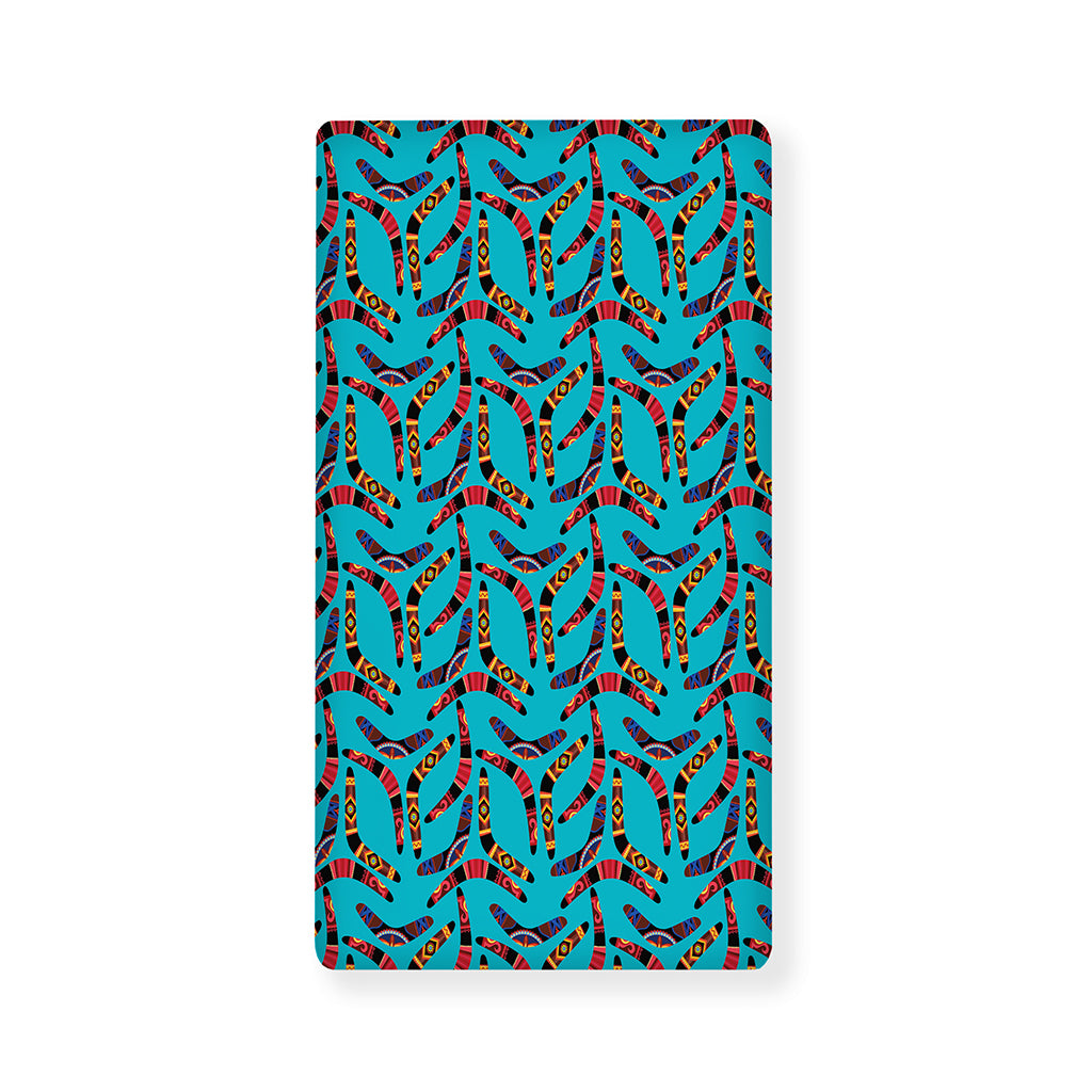 Australian Aboriginal Boomerang Print Baby Crib Sheet