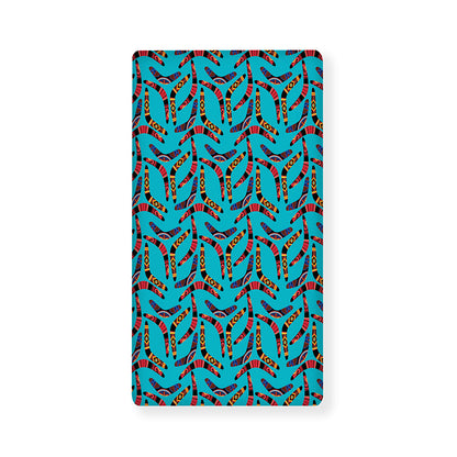 Australian Aboriginal Boomerang Print Baby Crib Sheet