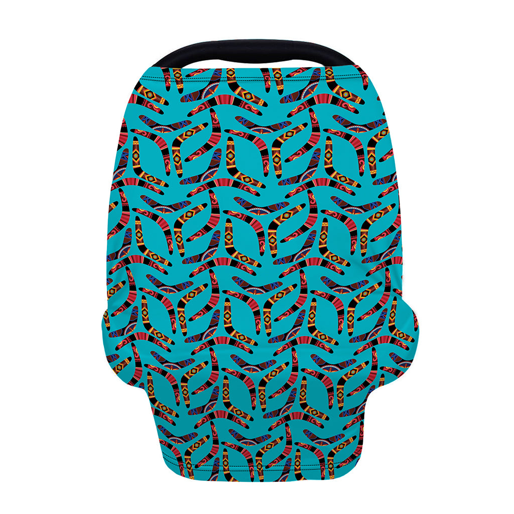 Australian Aboriginal Boomerang Print Baby Seat Cover