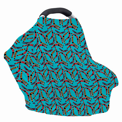 Australian Aboriginal Boomerang Print Baby Seat Cover