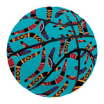 Australian Aboriginal Boomerang Print Basketball
