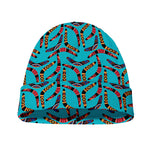 Australian Aboriginal Boomerang Print Beanie