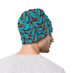 Australian Aboriginal Boomerang Print Beanie