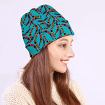 Australian Aboriginal Boomerang Print Beanie