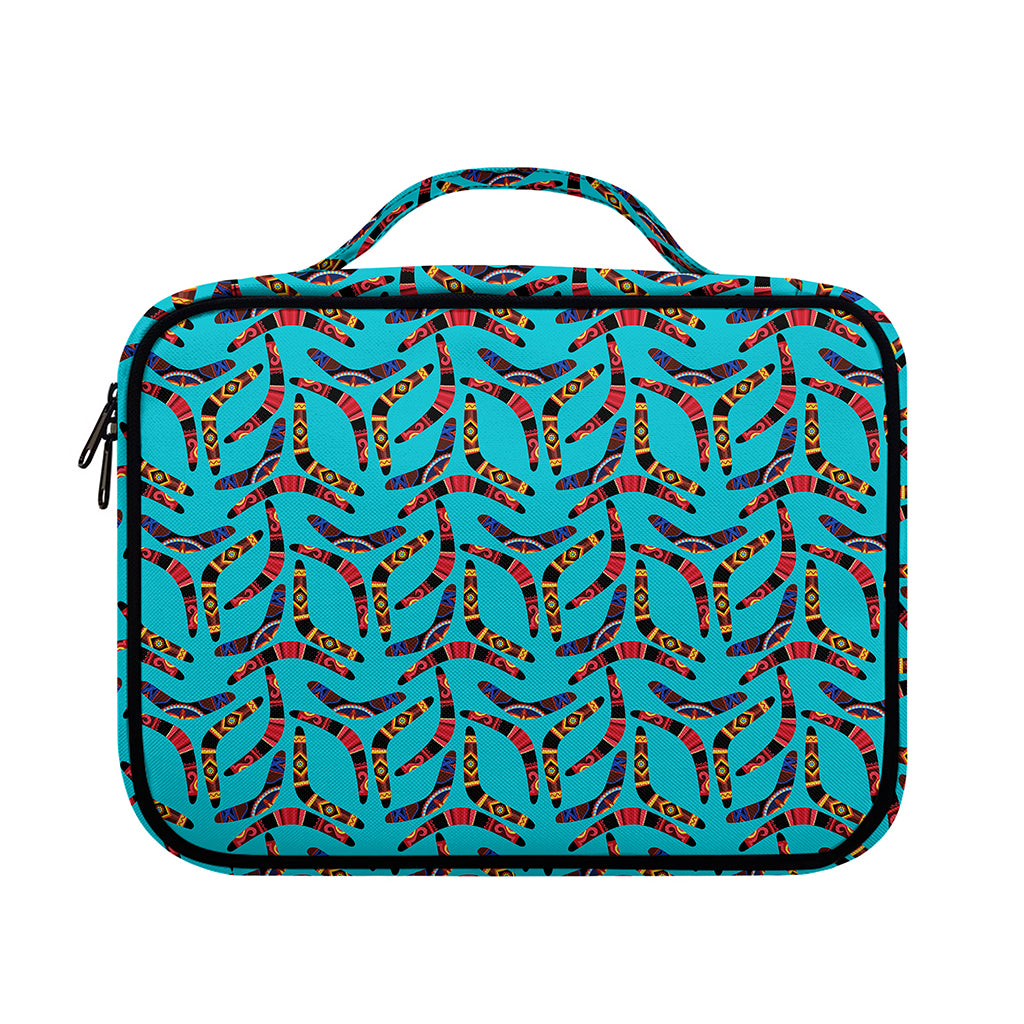 Australian Aboriginal Boomerang Print Briefcase Bible Bag