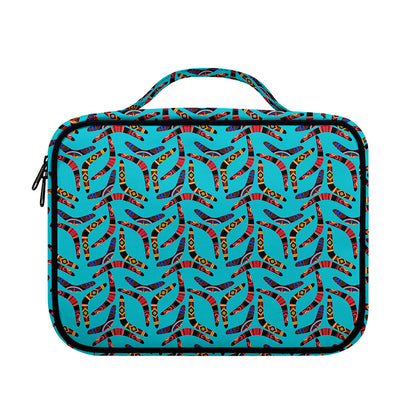 Australian Aboriginal Boomerang Print Briefcase Bible Bag
