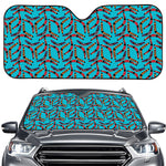 Australian Aboriginal Boomerang Print Car Windshield Sun Shade