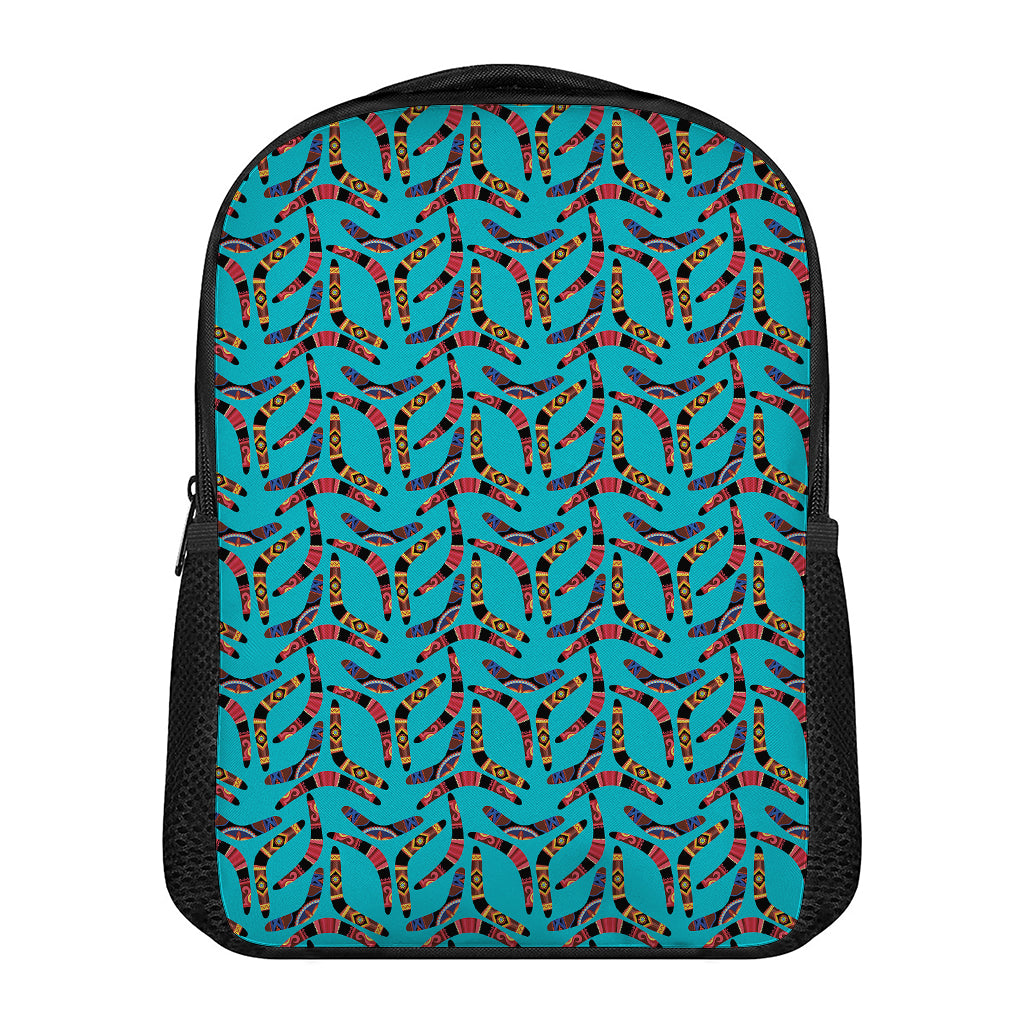 Australian Aboriginal Boomerang Print Casual Backpack