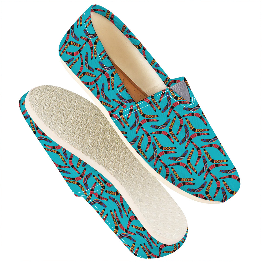 Australian Aboriginal Boomerang Print Casual Shoes
