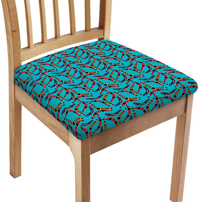 Australian Aboriginal Boomerang Print Chair Cushion Cover