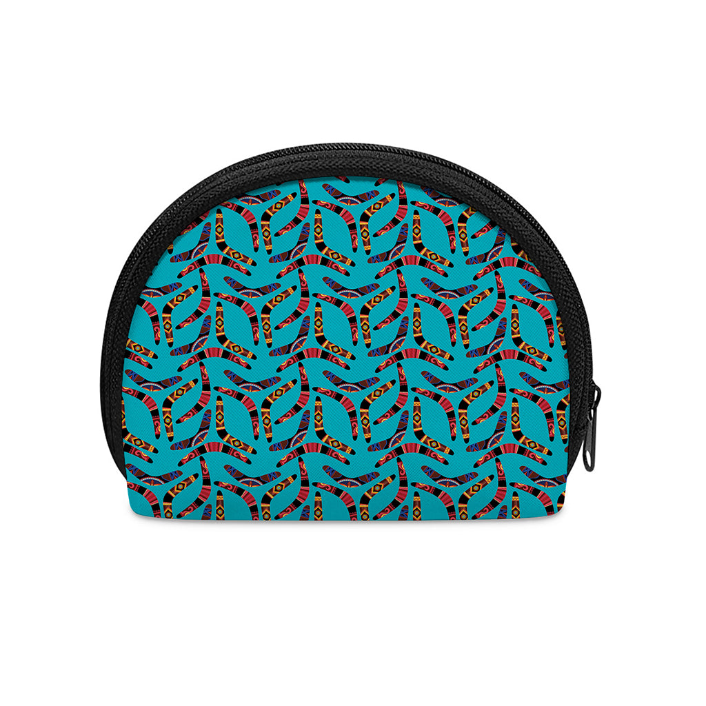 Australian Aboriginal Boomerang Print Coin Purse