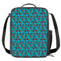 Australian Aboriginal Boomerang Print Crossbody Lunch Bag