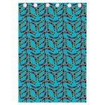 Australian Aboriginal Boomerang Print Curtain