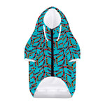 Australian Aboriginal Boomerang Print Dog Zip Up Hoodie