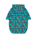 Australian Aboriginal Boomerang Print Dog Zip Up Hoodie