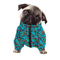 Australian Aboriginal Boomerang Print Dog Zip Up Jacket