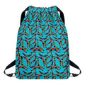 Australian Aboriginal Boomerang Print Drawstring Backpack