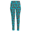 Australian Aboriginal Boomerang Print High-Waisted Pocket Leggings
