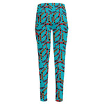 Australian Aboriginal Boomerang Print High-Waisted Pocket Leggings