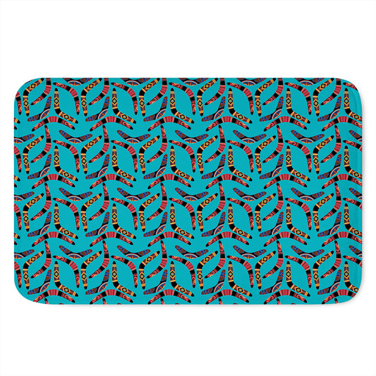 Australian Aboriginal Boomerang Print Indoor Door Mat