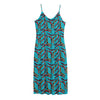 Australian Aboriginal Boomerang Print Jersey Midi Cami Dress