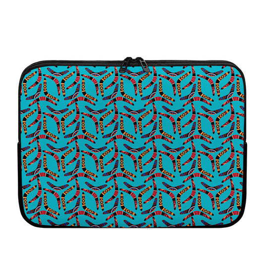 Australian Aboriginal Boomerang Print Laptop Sleeve