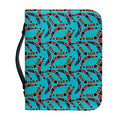 Australian Aboriginal Boomerang Print Leather Bible Cover