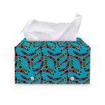 Australian Aboriginal Boomerang Print Leather Tissue Box Cover