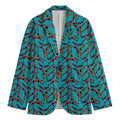 Australian Aboriginal Boomerang Print Men's Blazer