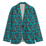 Australian Aboriginal Boomerang Print Men's Blazer