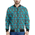 Australian Aboriginal Boomerang Print Men's Bomber Jacket