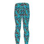Australian Aboriginal Boomerang Print Men's leggings
