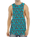 Australian Aboriginal Boomerang Print Men's Muscle Tank Top