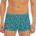 Australian Aboriginal Boomerang Print Men's Short Boxer Briefs
